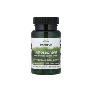 Sulforafano do Extrato do Broto de Brócolis 400 mcg 60 Cápsulas Veganas - Swanson