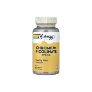 Picolinato de Cromo 500mcg 60 Comprimidos - Solaray