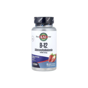 B-12 Adenosilcobalamina 1000 mcg sabor Morango 90 Micro tabletes - KAL