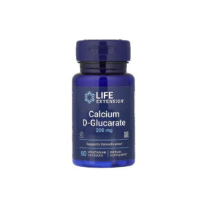 Cálcio D-Glucarato 200mg 60 Cápsulas Vegetarianas - Life Extension
