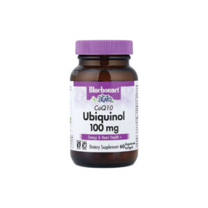 Ubiquinol CoQ10 100mg Kaneka Ubiquinol 60 Softgels - Bluebonnet Nutrition