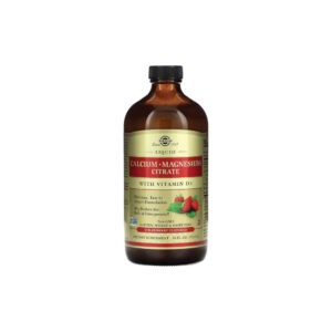 0ac59be265f14259b09c7d8185ca24dd-c2o75tj4h5.jpg Citrato de Cálcio e Magnésio Líquido com Vitamina D3 Sabor Morango 473ml - Solgar