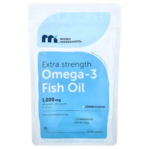 Micro Ingredients - Óleo de Peixe Ômega-3 300 mg 500 Cápsulas Softgel de Peixe (500 mg por Cápsula Softgel)