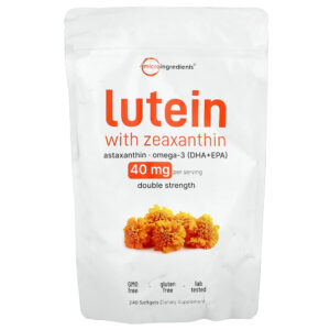 Micro Ingredients - Luteína com Zeaxantina 240 Cápsulas Softgel