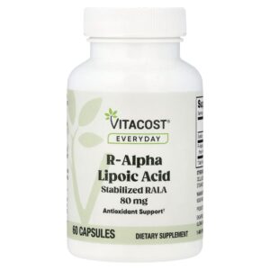 Vitacost - R-Ácido Tióctico 60 Cápsulas (80 mg por Cápsula)