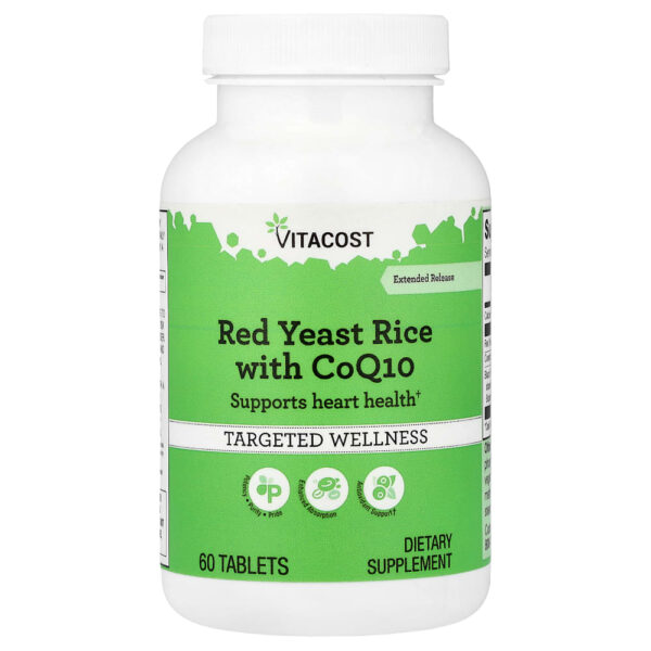 Vitacost - Red Yeast Rice com CoQ10 60 Tablets