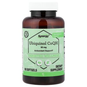 Vitacost - Synergy Ubiquinol CoQH Featuring Kaneka Ubiquinol 50 mg 90 Softgels