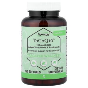 Vitacost - Synergy ToCoQ10 120 Softgels