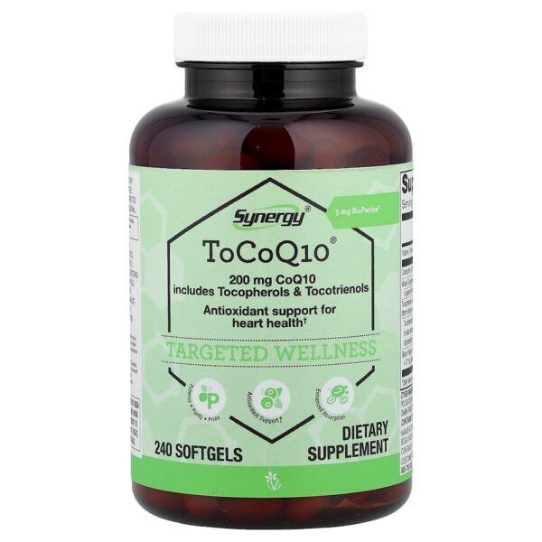 Vitacost - Synergy ToCoQ10 200 mg 240 Softgels