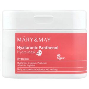 107-4.jpg Mary & May - Pantenol Hialurônico Máscara de Beleza Hydra 30 Folhas 400 g