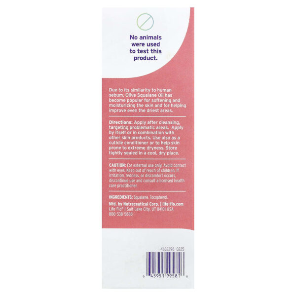 Life-flo - Óleo de Esqualano de Oliva 60 ml