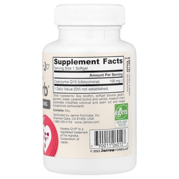 Jarrow Formulas - Q-Absorb 100 mg 60 Cápsulas Softgel