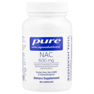 Pure Encapsulations - NAC 600 mg 90 Cápsulas