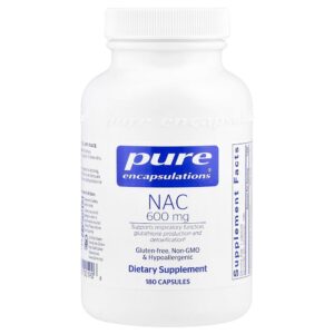 Pure Encapsulations - NAC 600 mg 180 Cápsulas