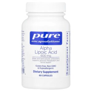 Pure Encapsulations - Ácido Alfa-Lipoico 600 mg 60 Cápsulas