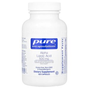 Pure Encapsulations - Ácido Tióctico 600 mg 120 Cápsulas