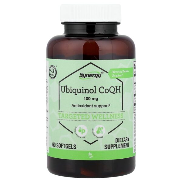 Vitacost - Synergy Ubiquinol CoQH 100 mg 60 Softgels