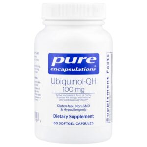 Pure Encapsulations - Ubiquinol-QH 100 mg 60 Cápsulas Softgel