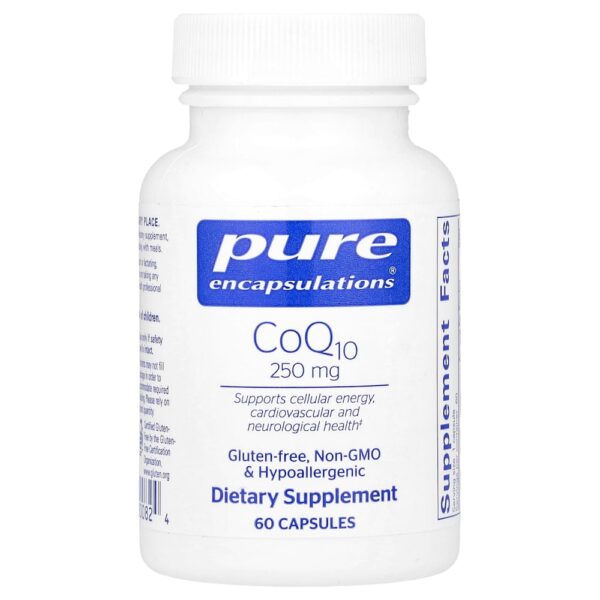 Pure Encapsulations - CoQ10 250 mg 60 Cápsulas