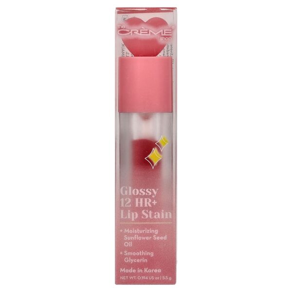 The Creme Shop - Coloração Labial Glossy 12 Horas+ Smitten 6 g