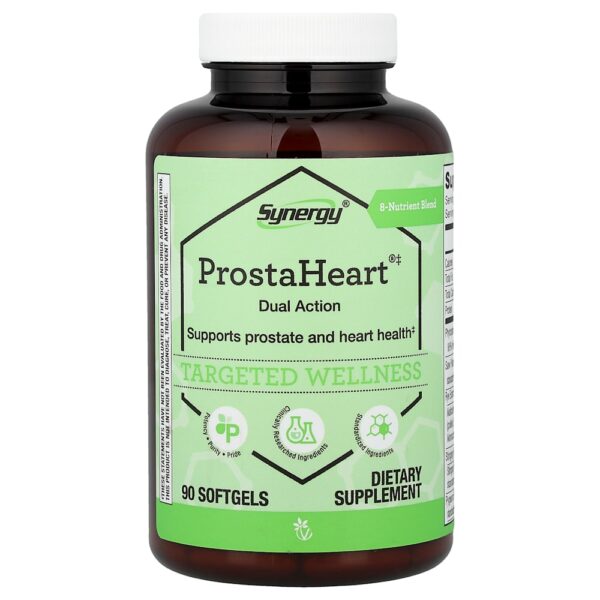 Vitacost - Synergy ProstaHeart Dual Action 90 Softgels