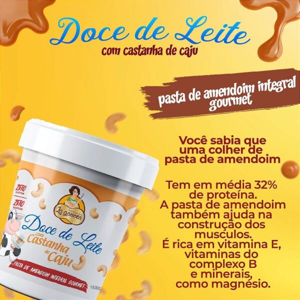 1111-qwjlmx.jpg Kit Pastas De Amendoim Leitinho e Doce De Leite 1kg cada - La Ganexa