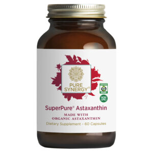 Pure Synergy - Astaxantina SuperPure Extrato Orgânico 60 Cápsulas