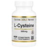 California Gold Nutrition - L-cisteína AjiPure 500 mg 60 Cápsulas Vegetais