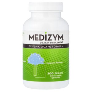 Naturally Vitamins - Medizym Fórmula de Enzimas Sistêmicas 200 Comprimidos