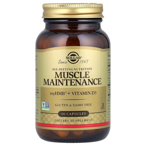 Solgar - Antienvelhecimento Nutrition Manutenção Muscular 60 Cápsulas