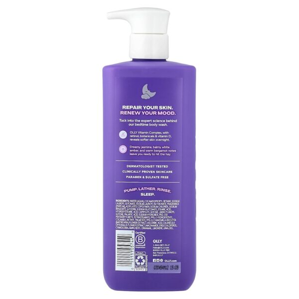 12-163.jpg OLLY - Renew Sabonete Líquido com Infusão de Vitaminas Bergamota e Jasmim Relaxantes 500 ml