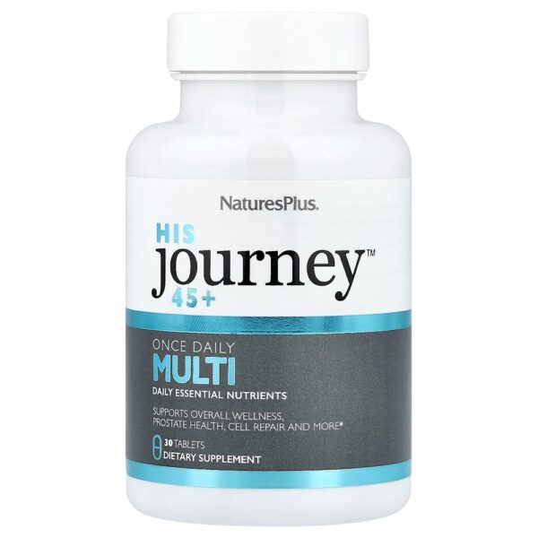 NaturePlus - His Journey 45+ Um Multivitamínico Diário 30 Comprimidos