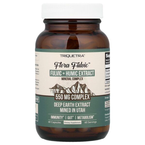 12-49.jpg Triquetra Health - Flora Fulvic Complexo Mineral de Extrato Fúlvico + Húmico 550 mg 60 Cápsulas