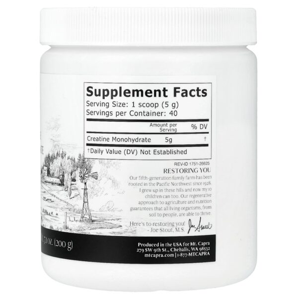 Mt. Capra - Creatina Mono-hidratada 200 g