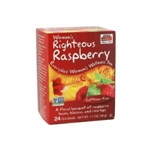 Chá Women's Righteous Raspberry 24 sachês - Now Real Tea