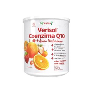 Colágeno Verisol + CoQ10 + Ác. Hialuronico Morango c/ Laranja 200g - Videira 7