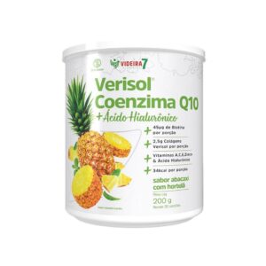 Colágeno Verisol + CoQ10 + Ác. Hialuronico Abacaxi c /Hortelã 200g - Videira 7