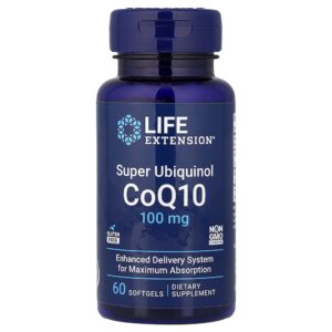 Life Extension - Super Ubiquinol CoQ10 100 mg 60 Cápsulas Softgel