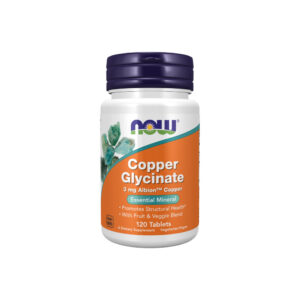 Glicinato de Cobre 3mg 120 Tabletes - Now Foods