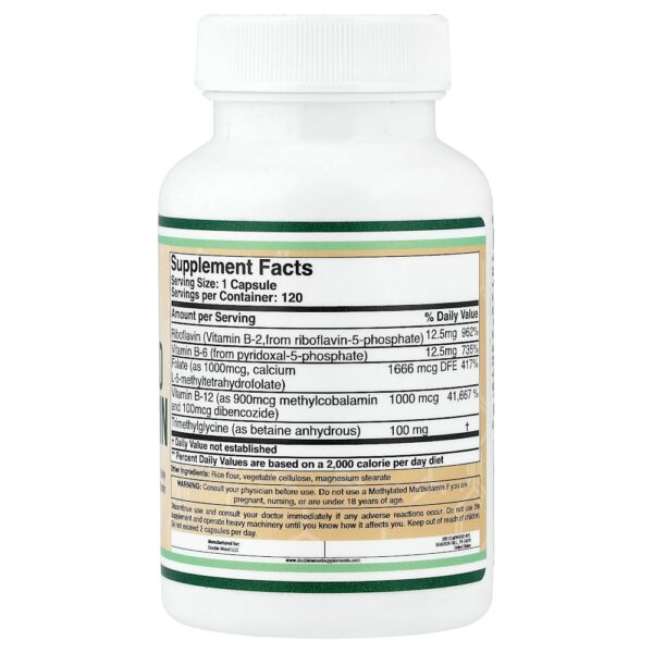 13-112.jpg Double Wood Supplements - Multivitamínico com Metilação 120 Cápsulas