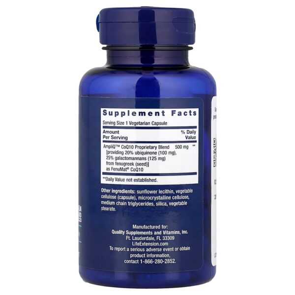 Life Extension - AmpliQ CoQ10 100mg 60V Capsules