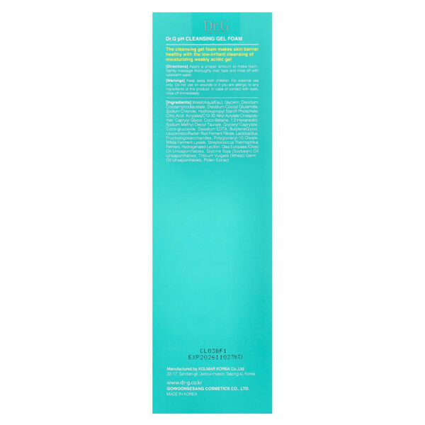 Dr. G - Espuma em Gel de Limpeza de pH 200 ml