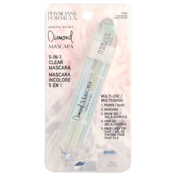 Physicians Formula - Mineral Wear Máscara de Diamante Máscara de Cílios Transparente 5 em 1 1711954 Clear Diamond 10 ml