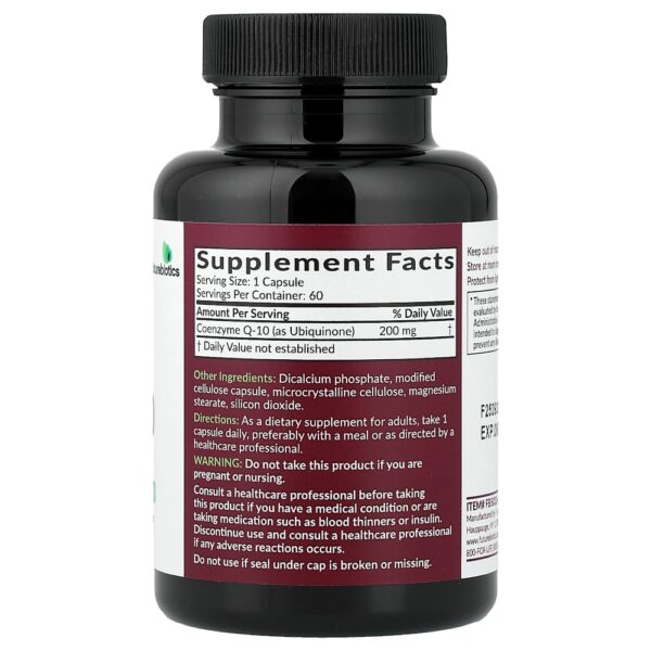 Futurebiotics - CoQ10 200 mg 60 Cápsulas Vegetarianas