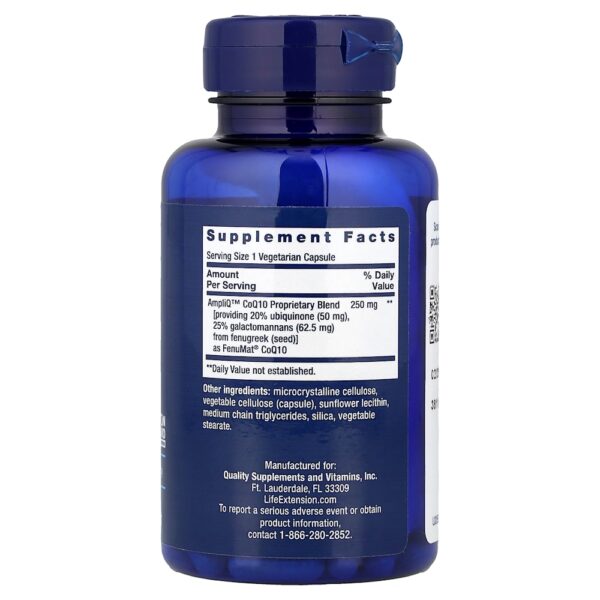 Life Extension - AmpliQ CoQ10 50 mg 60 Cápsulas Vegetarianas