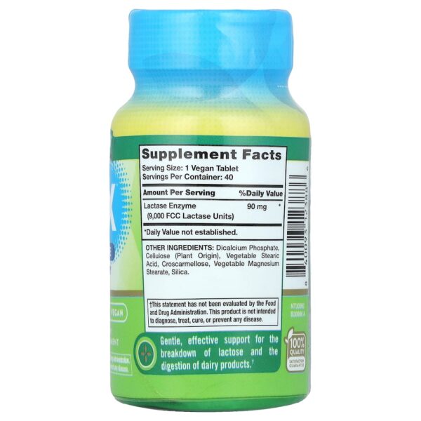 Nature's Truth - Lactose Digest X Completo de Ação Rápida 40 Comprimidos (90 mg por Comprimido)