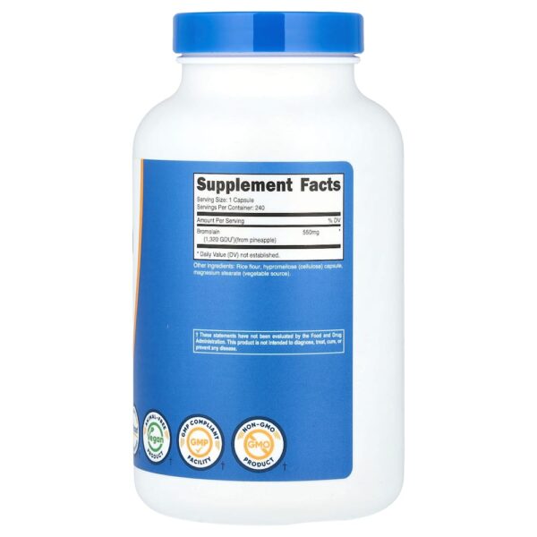 Nutricost - Bromelina 550 mg 240 Cápsulas