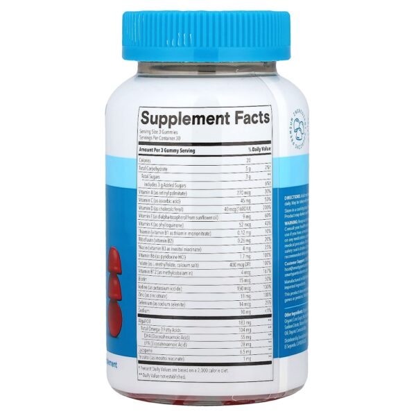 13-301.jpg SmartyPants - Men's Plus Multivitamínicos e Omegas Framboesa e Limonada 90 Gomas