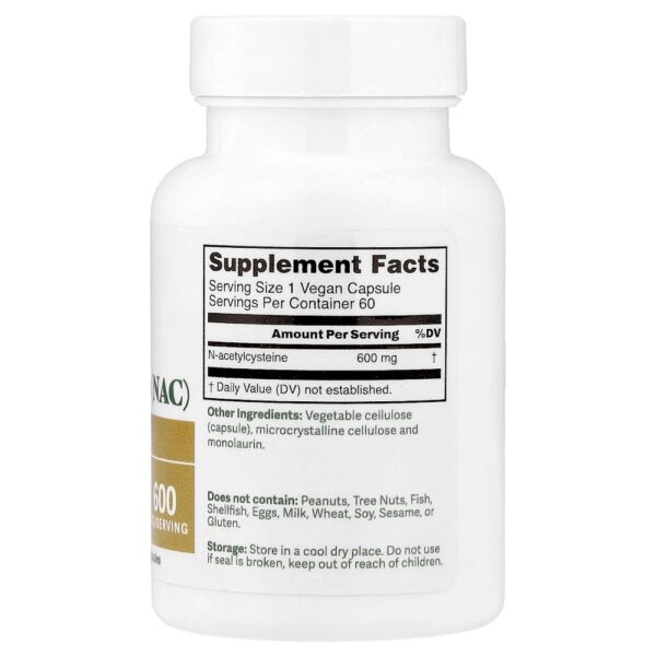 Dr. Murray's - NAC 600 mg 60 Cápsulas Veganas