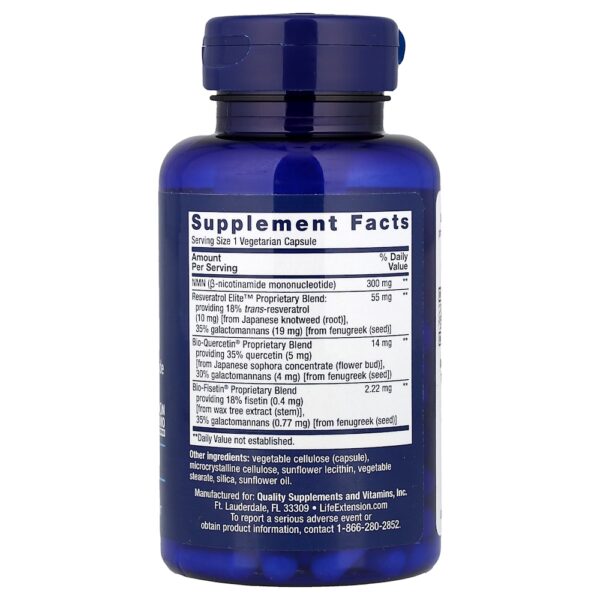 Life Extension - NMN NAD+ Otimizado 90 Cápsulas Vegetarianas